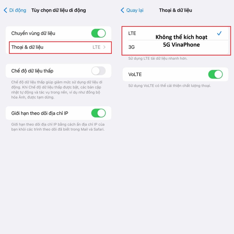 kích hoạt 5G VinaPhone iPhone hình 5