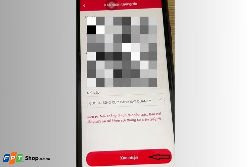 Cập nhật các thao tác đăng ký bằng căn cước