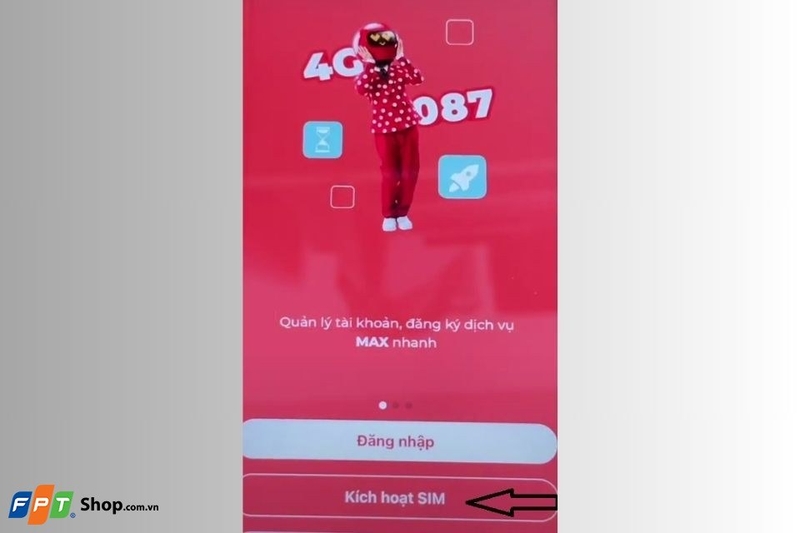 Thực hiện bước kích hoạt SIM