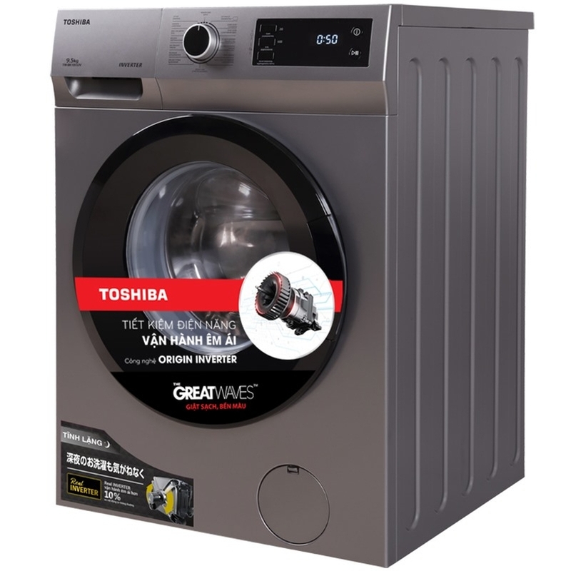 kích thước máy giặt toshiba - cửa trước