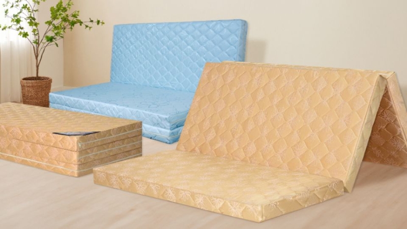 Kích thước nệm gấp 3 và nệm gấp 2 phổ biến nhất