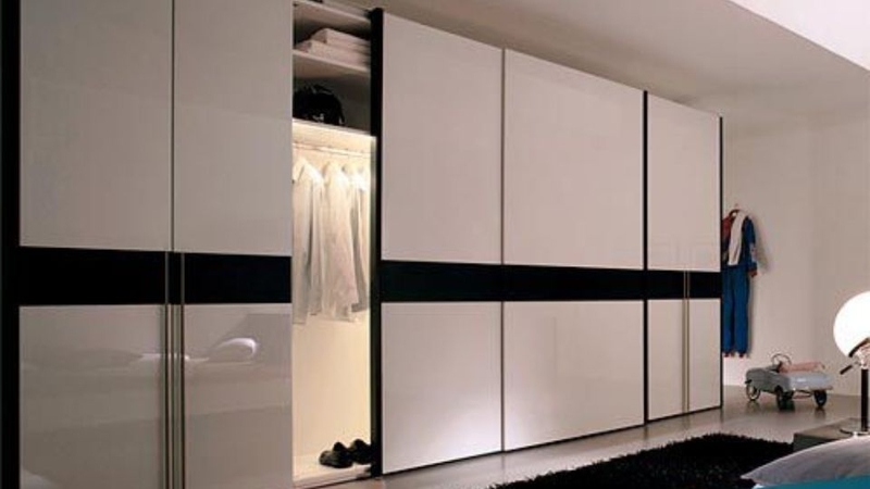 Tủ quần áo âm tường gỗ công nghiệp