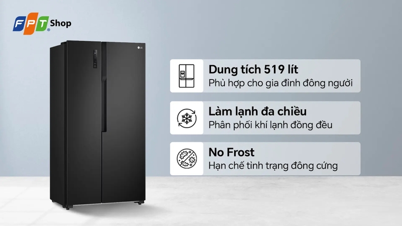 kích thước tủ lạnh 500 lít hình 3