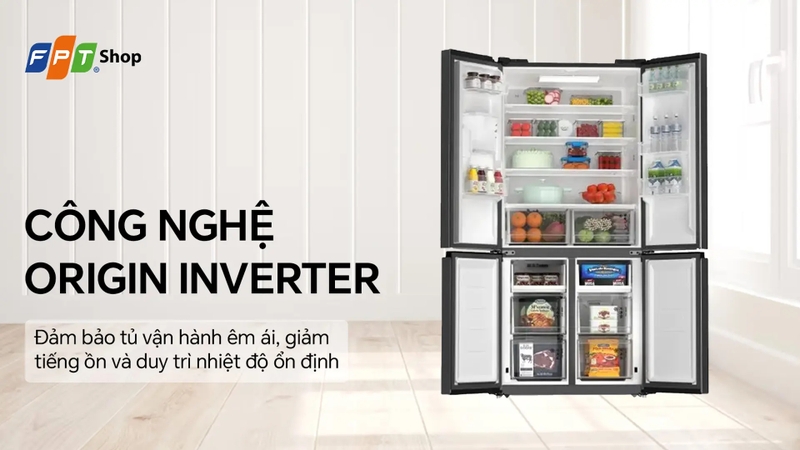 kích thước tủ lạnh 500 lít hình 5