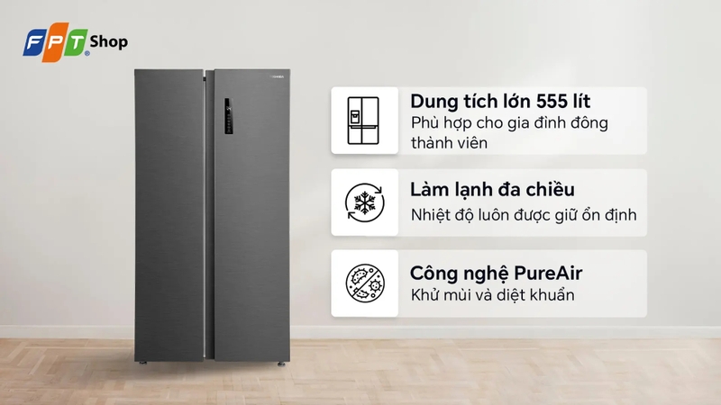 kích thước tủ lạnh 500 lít hình 6