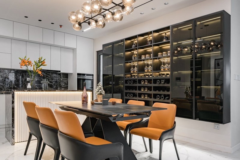 kích thước tủ rượu âm tường 6