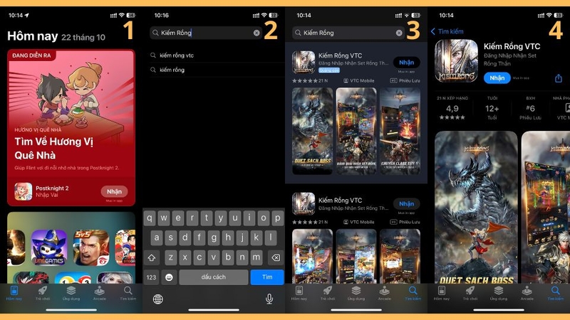 Tải Kiếm Rồng trên iOS