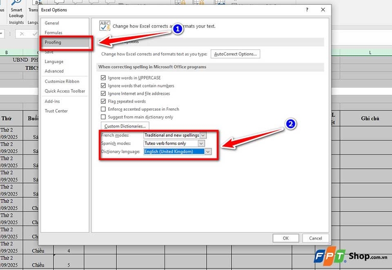 Kiểm tra chính tả trong Excel - 06
