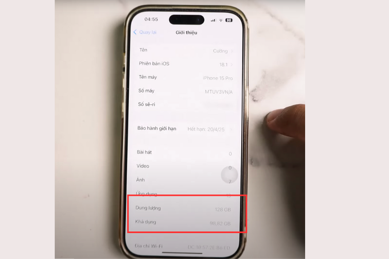 Kiểm tra dung lượng iPhone (3)