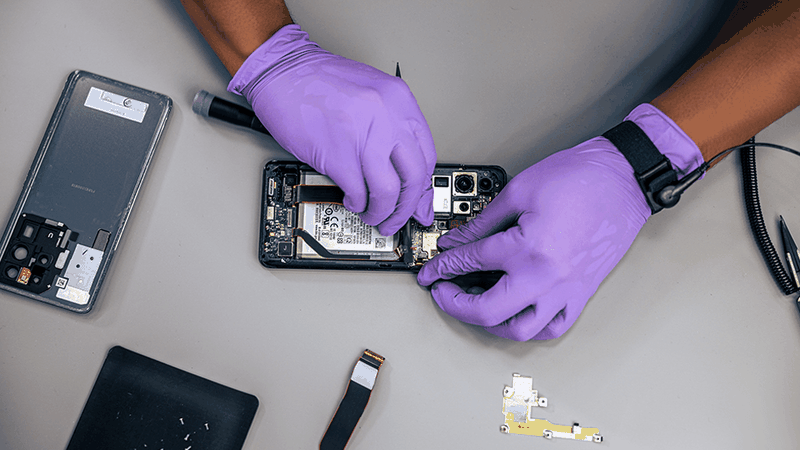 kiểm tra kháng nước trên các máy Samsung 5