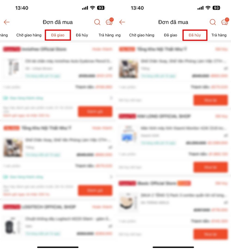 Cách kiểm tra lịch sử mua hàng trên Shopee ảnh 2