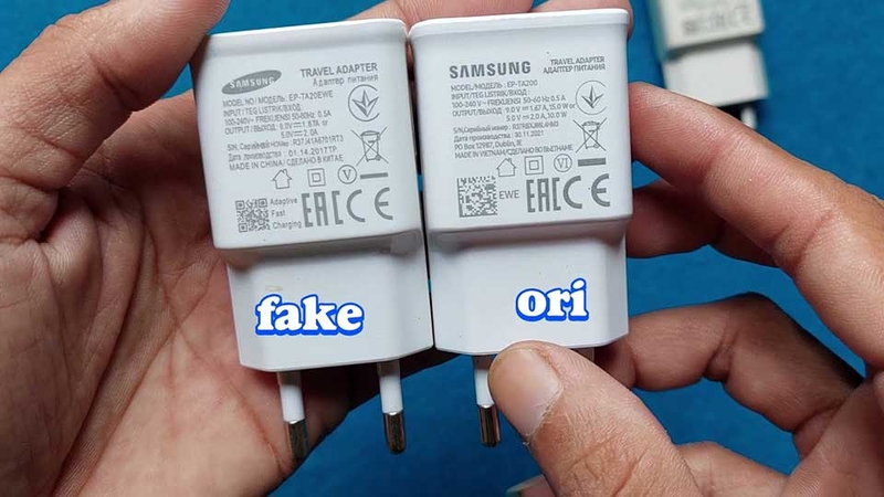 Cách kiểm tra sạc Samsung chính hãng - 03