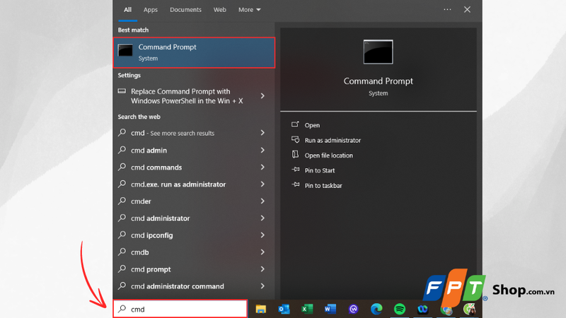 Kiểm tra Windows bản quyền bằng Command Prompt 1