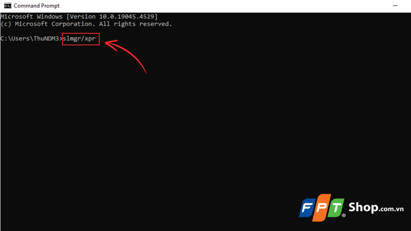 Kiểm tra Windows bản quyền bằng Command Prompt 2