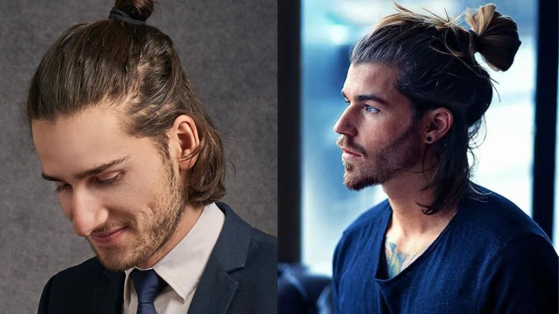Tóc mullet buộc