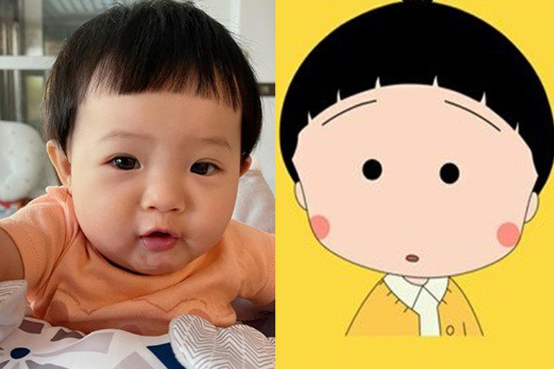 Tóc Maruko cho bé trai.