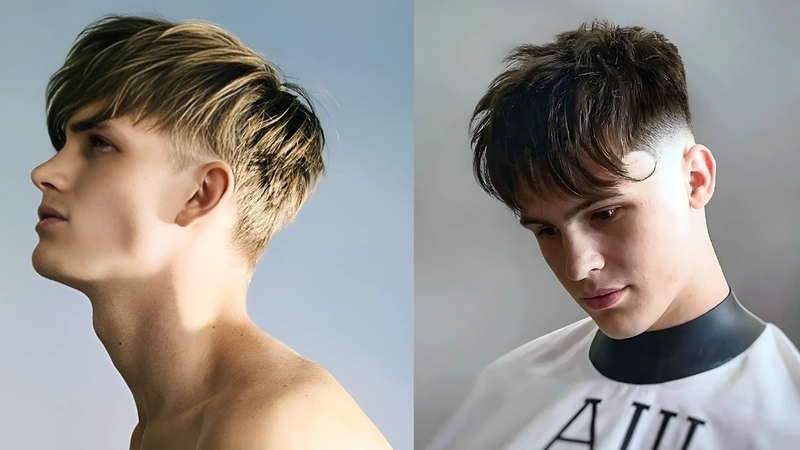 Tóc side fringe trẻ trung cho nam