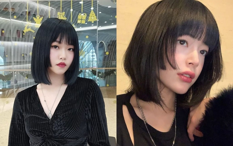 Tóc Hime ngang vai thanh lịch