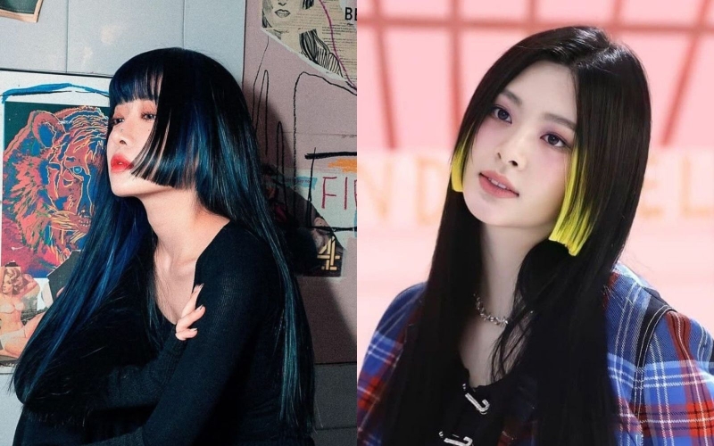 Tóc Hime nhuộm ẩn phá cách tinh tế