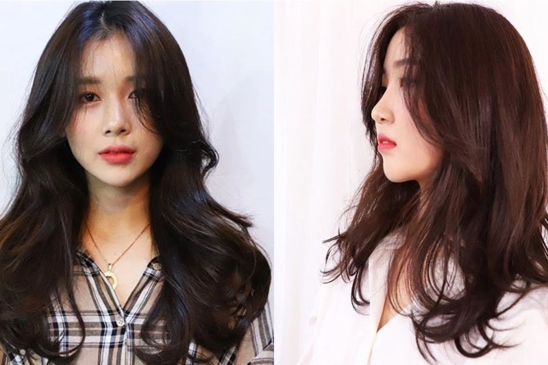 Tóc uốn xoăn nhẹ Hàn Quốc