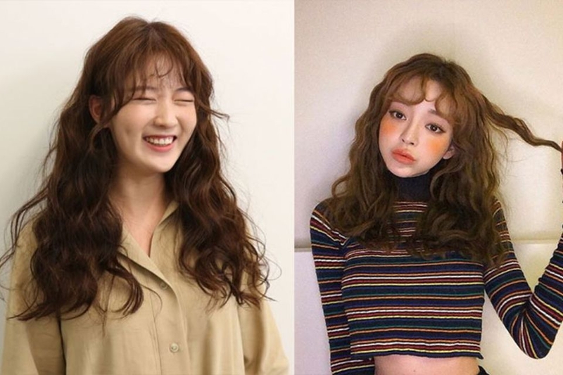 Tóc uốn kiểu Hippie