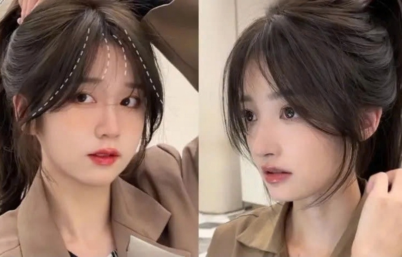 kiểu tóc layer nữ mặt dài ảnh 3