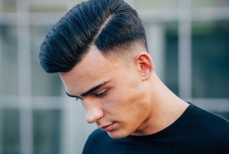 tóc đẹp cho mặt tròn nam 3