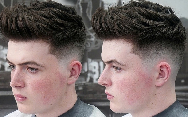 kiểu tóc nam mặt tròn ảnh 2