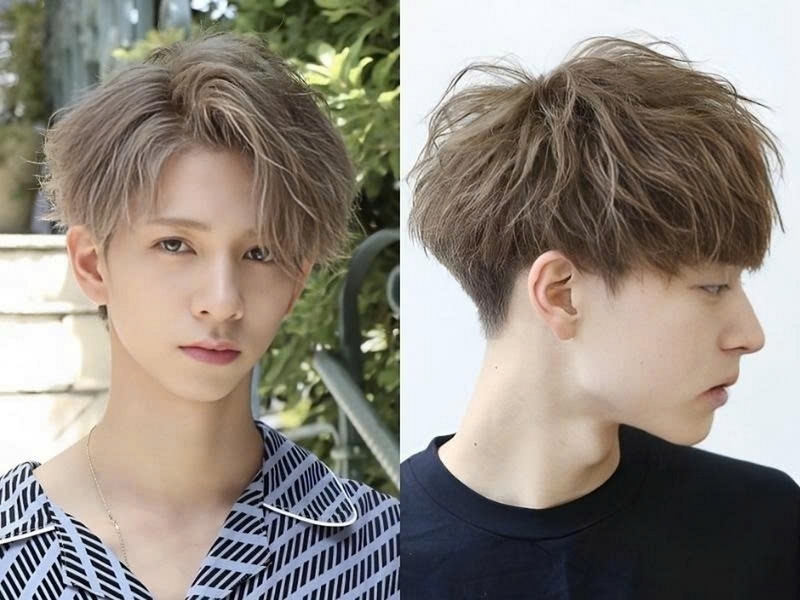 Kiểu tóc nâu trà sữa nam ảnh 1