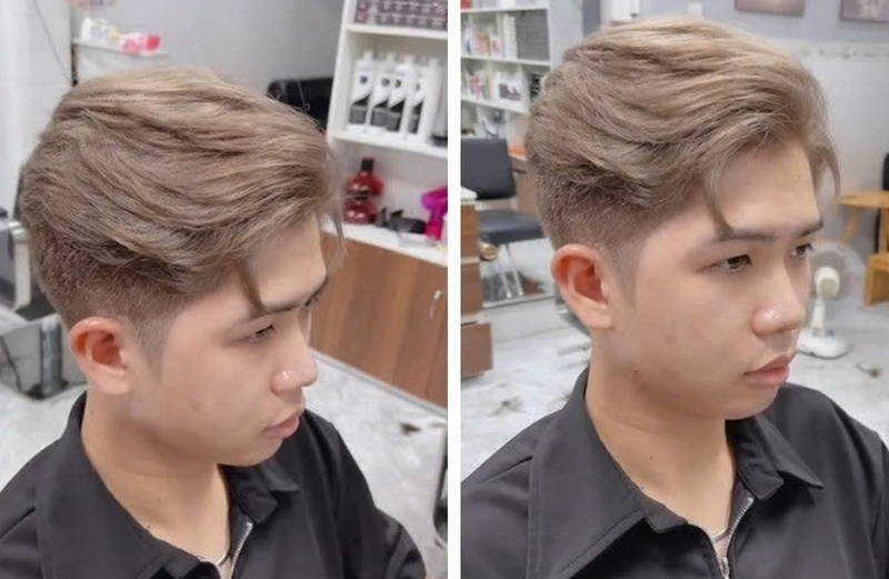 Kiểu tóc nâu trà sữa nam ảnh 4