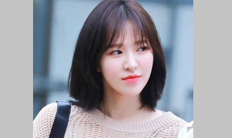 kiểu tóc ngắn ngang vai mặt tròn hình 5