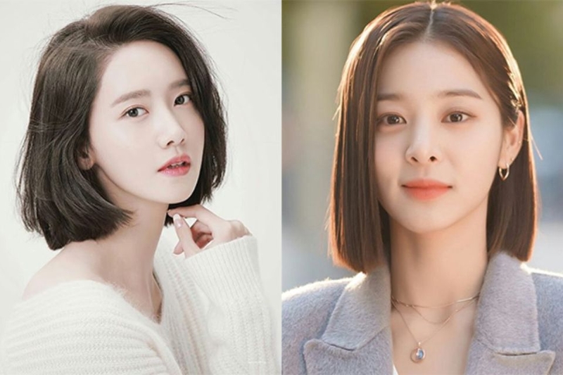 Tóc ngắn ép cụp sang chảnh