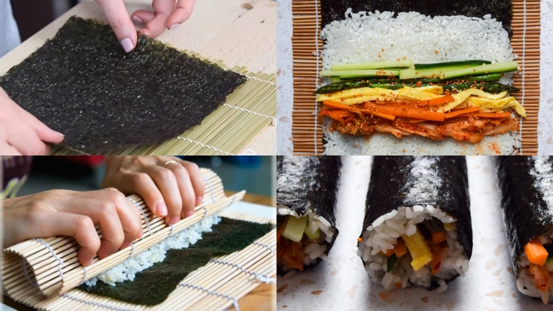 kimbap chay 3