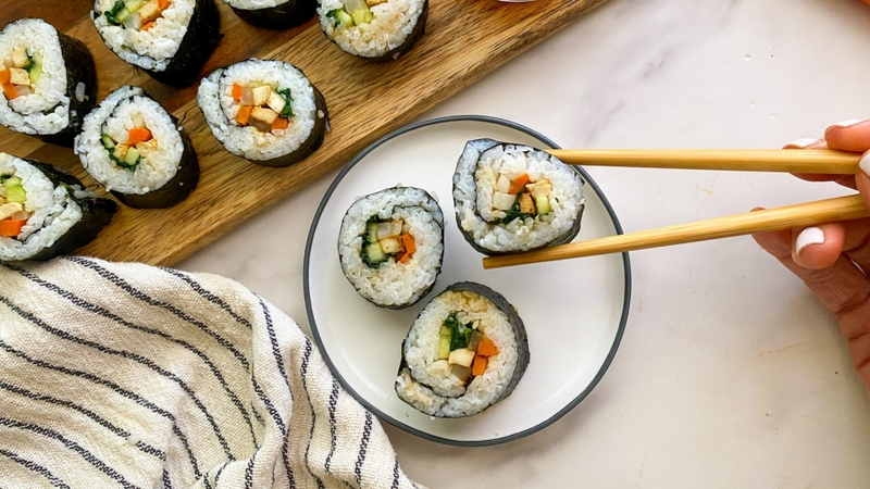 kimbap chay 4