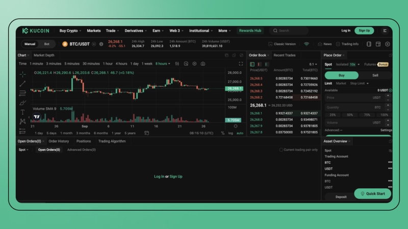 Những lưu ý khi sử dụng ứng dụng KuCoin