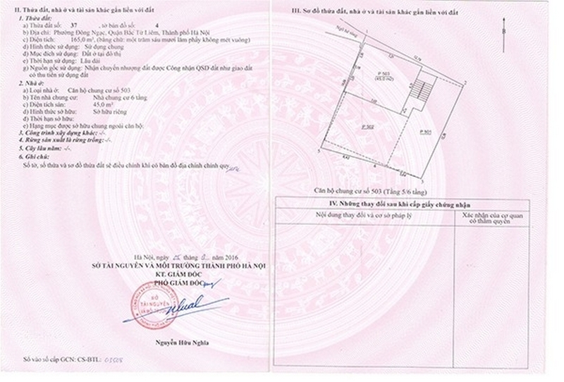 Ký hiệu ODT trên sổ đỏ ảnh 3