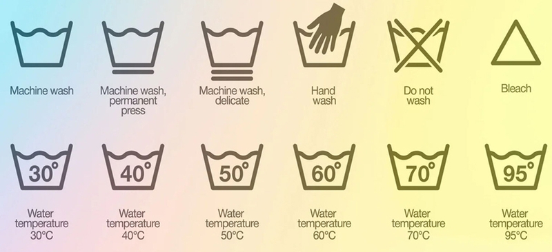 Cách đọc các ký hiệu giặt là trên quần áo - 07