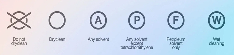 Cách đọc các ký hiệu giặt là trên quần áo - 02