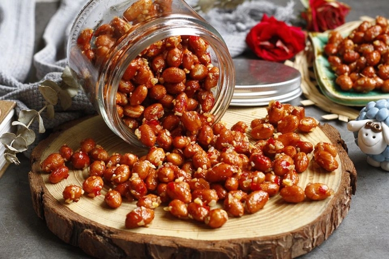 lạc rang tỏi ớt (ảnh 8)