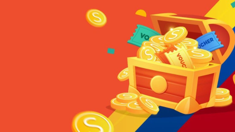 Lắc xu Shopee 5