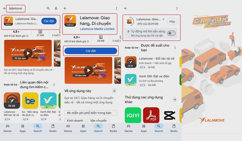 Tải về cho thiết bị Android