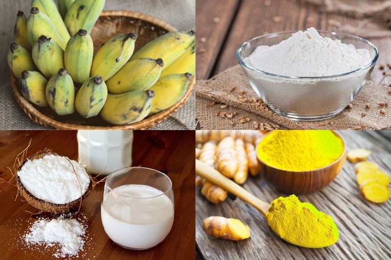 Nguyên liệu cần chuẩn bị để làm bánh chuối chiên bằng bột