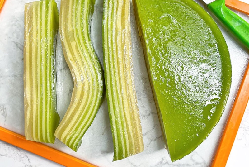 làm bánh da lợn bằng bột năng ảnh 6