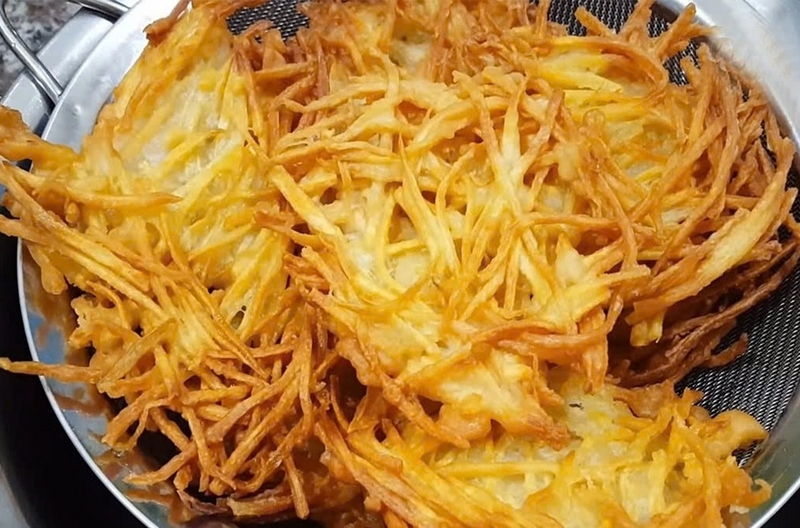 làm bánh từ khoai lang và bột mì ảnh 1