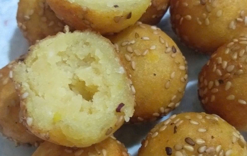 làm bánh từ khoai lang và bột mì ảnh 4