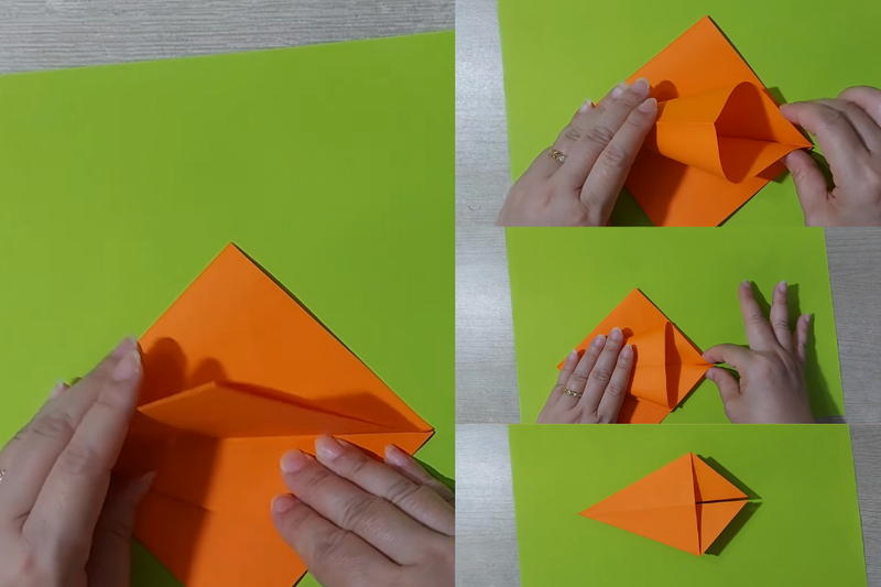 Làm cây thông Noel bằng giấy (3)