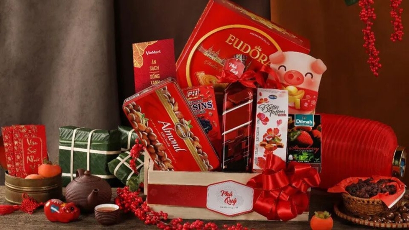 Cách làm giỏ quà Tết vừa đẹp vừa rẻ