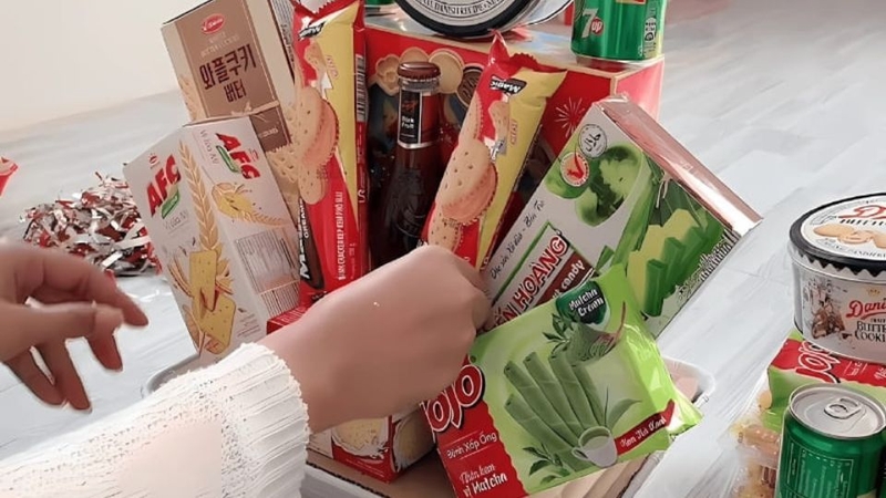 Cách làm giỏ quà Tết vừa đẹp