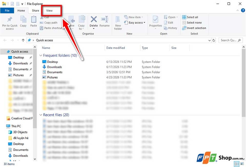 cách làm hiện đuôi file trong Win 10 - 04
