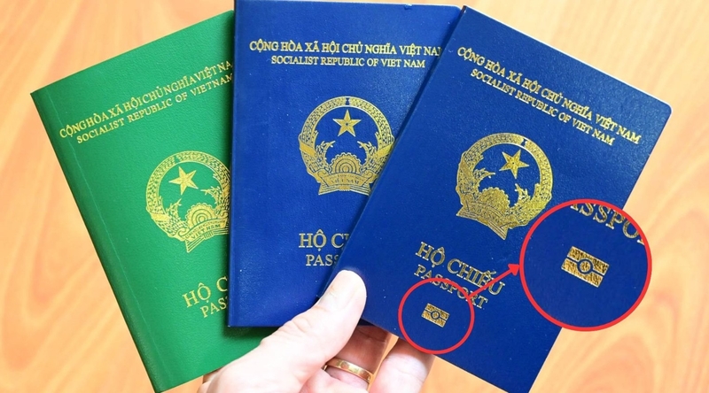 làm hộ chiếu gắn chip online hình 1